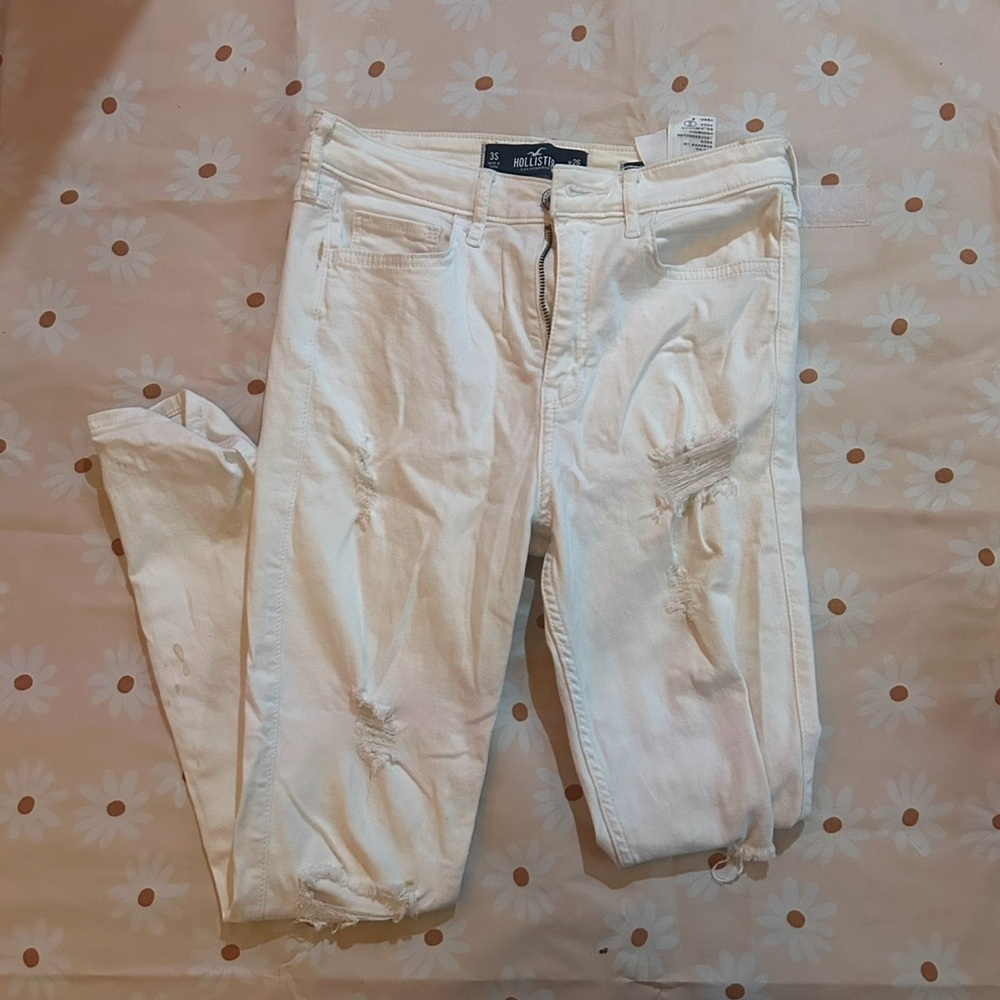 3s Hollister ripped jeans
